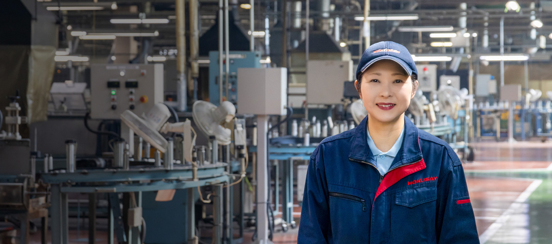 初めての工場勤務。丁寧な説明を受け安心して入社できました。