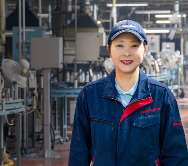 初めての工場勤務。丁寧な説明を受け安心して入社できました。